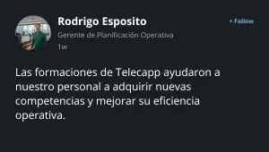 Opinión de dueño de ISP sobre la consultoría de Telecapp