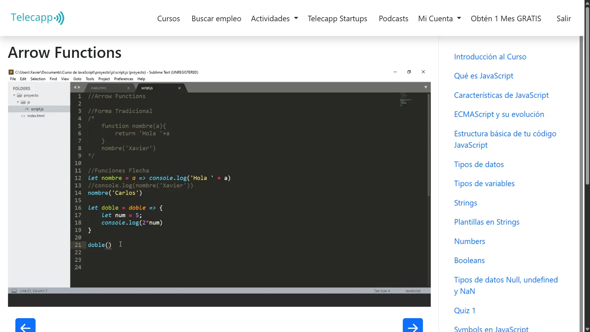 Curso de JavaScript