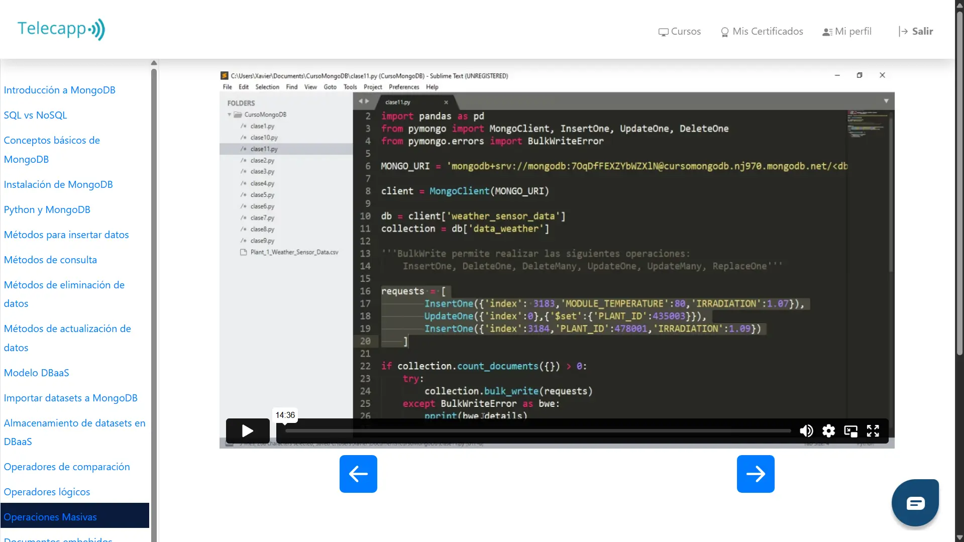 Curso de MongoDB